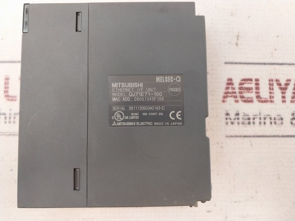 Mitsubishi Electric Qj71E71-100 Ethernet Interface Unit