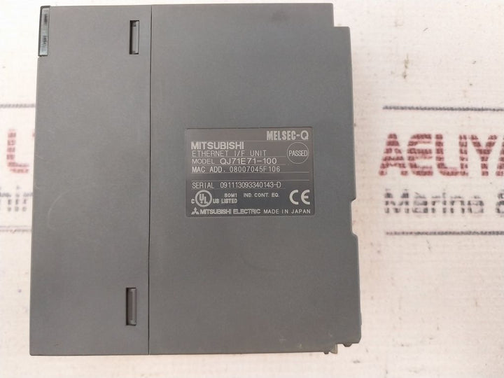 Mitsubishi Electric Qj71E71-100 Ethernet Interface Unit