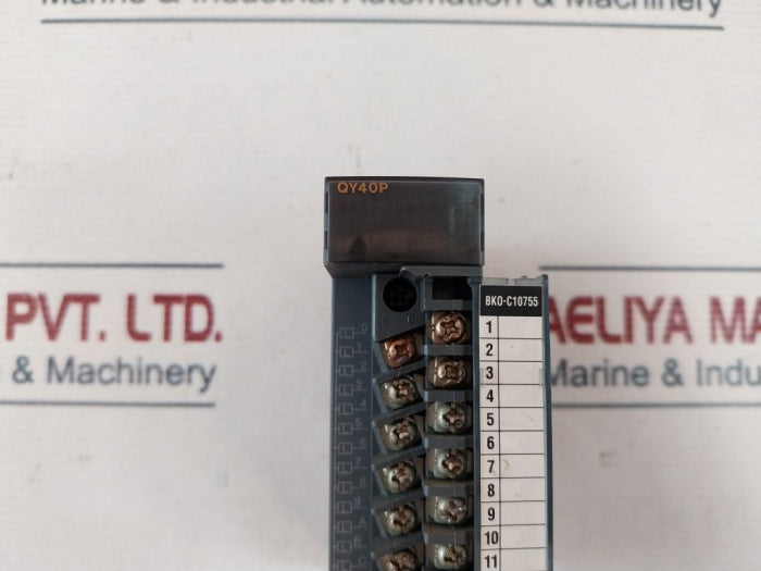 Mitsubishi Electric Qy40P Output Unit 12/24Vdc 0.1A