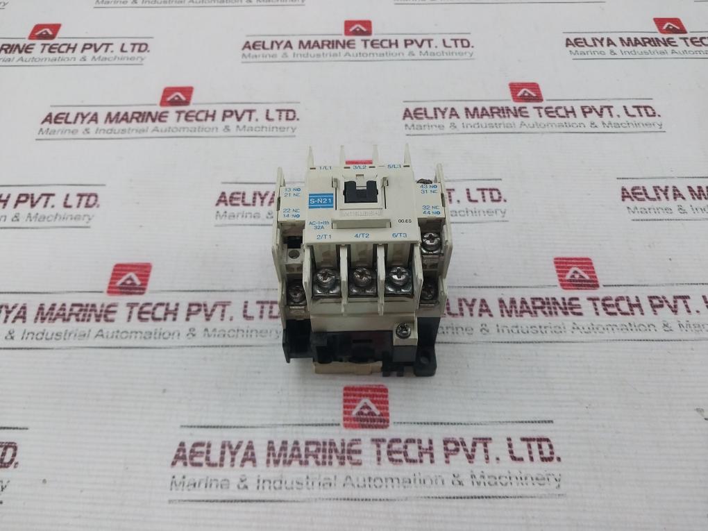 Mitsubishi Electric S-n21 Magnetic Contactor 32A 100-110V 60Hz