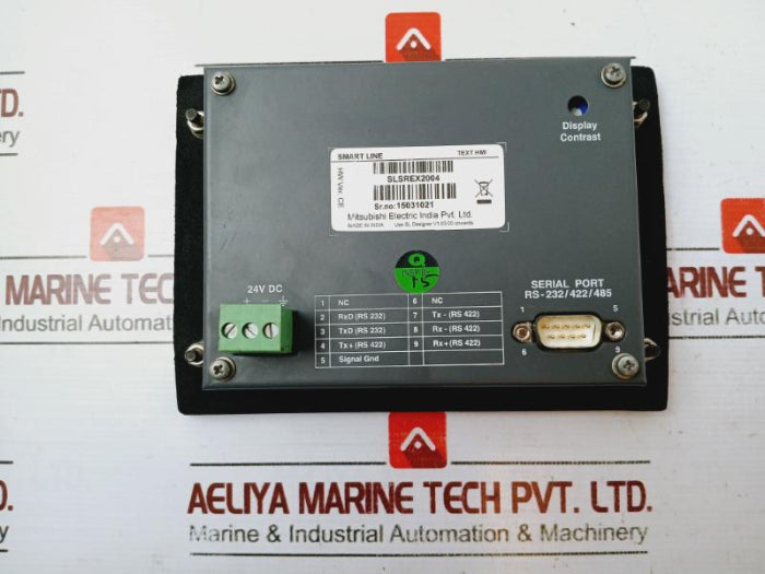 Mitsubishi Electric Slsrex2004 Smartline Sr. Ex Text Hmi