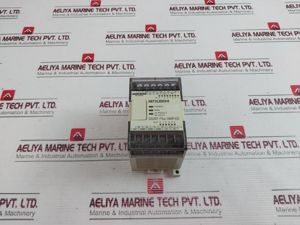 Mitsubishi Fx0S-14Mr-es/Ul Programmable Controller 50/60Hz