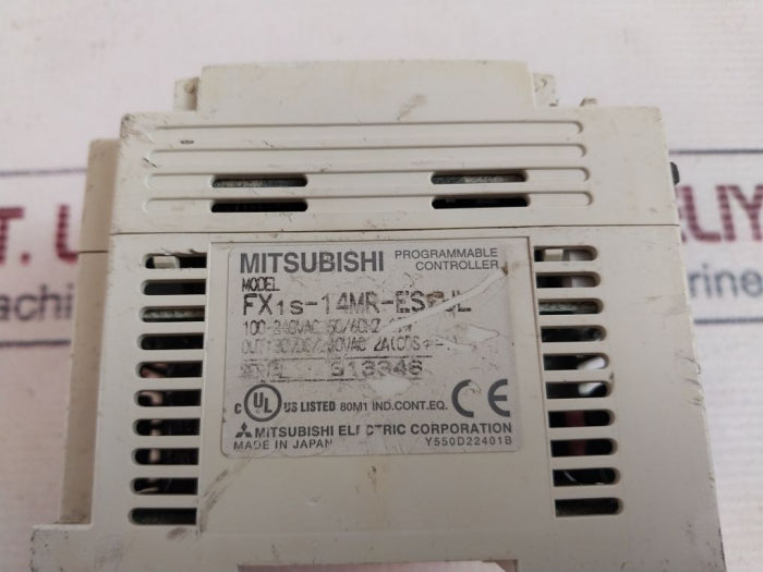 Mitsubishi Fx1S-14Mr-es/Ul Programmable Controller 100-240Vac 50/60Hz