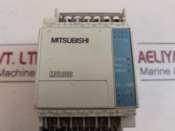 Mitsubishi Fx1S-14Mr-es/Ul Programmable Controller 100-240Vac 50/60Hz