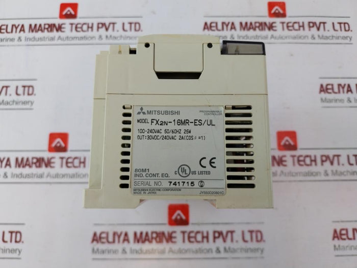 Mitsubishi Fx2N-16Mr-es/Ul Programmable Controller 100-240Vac 25W