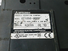 Mitsubishi Gt1050-qbbd Graphic Operation Terminal Panel Got1000 24Vdc