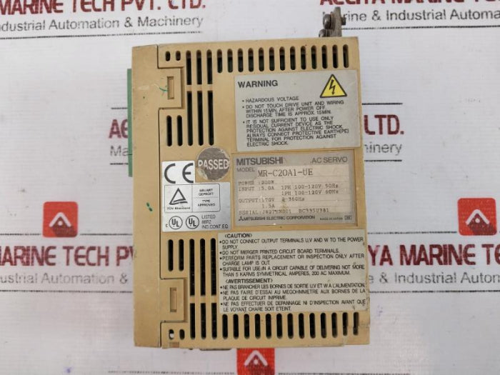 Mitsubishi Mr-c20A1-ue Ac Servo Driver 200W 100-120V 50Hz Bc335U381