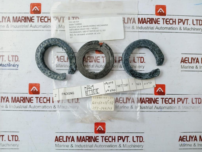 Mitsubishi Ms28-2 O-ring &amp; Gasket Kit, 152-18I-00R, 152-18I-014, 152-18I-00S