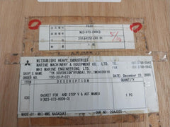 Mitsubishi N23-873-0009-3 Gasket For Ahd Stop V & Ast Maneu V
