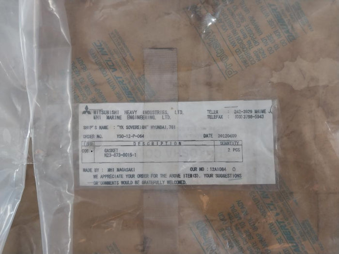Mitsubishi N23-873-0015-1 Gasket Yso-12-p-064 009 Ms28-2