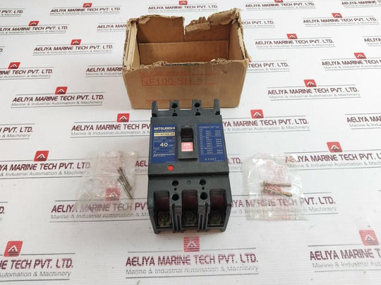 Mitsubishi Nf100-sh No Fuse Circuit Breaker 660V 40 A