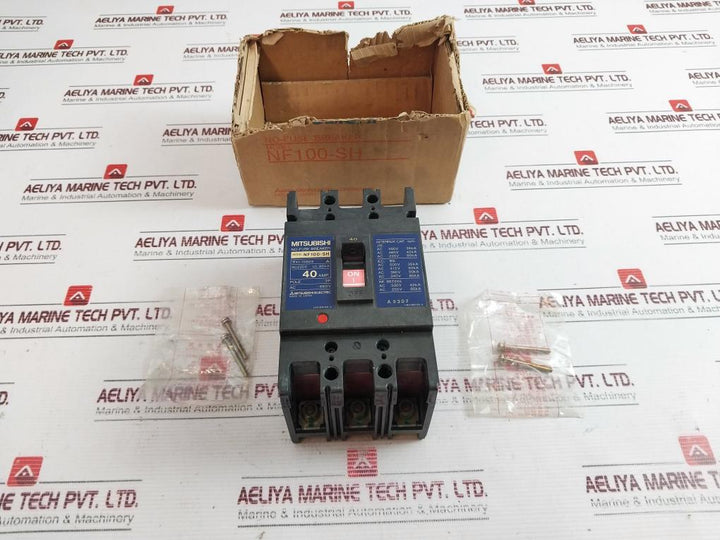 Mitsubishi Nf100-sh No Fuse Circuit Breaker 660V 40 A