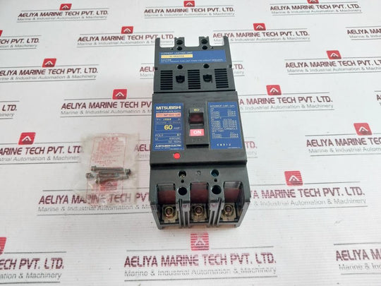 Mitsubishi Nf100-ur No-fuse Circuit Breaker 220V 60 A 50-60Hz