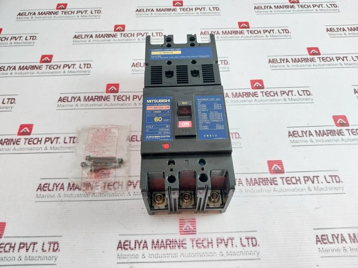 Mitsubishi Nf100-ur No-fuse Circuit Breaker 220V 60 A 50-60Hz