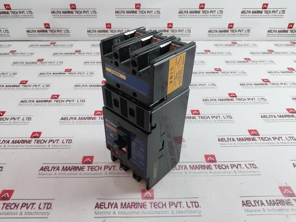 Mitsubishi Nf100-ur No-fuse Circuit Breaker 220V 60 A 50-60Hz