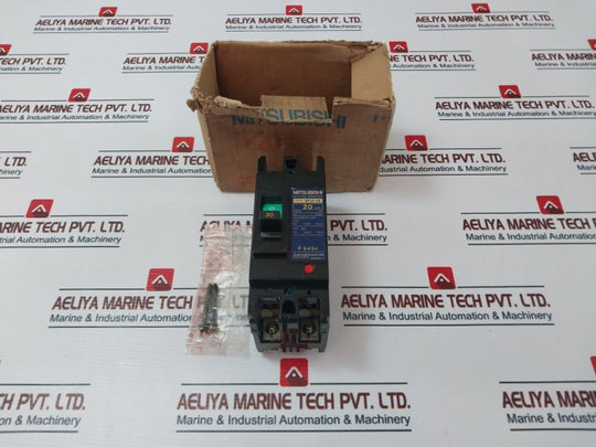 Mitsubishi Nf50-ss 2 Pole No-fuse Circuit Breaker 20A Dc250V