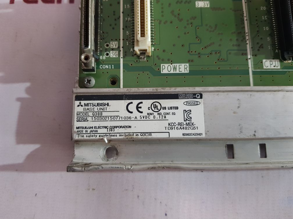 Mitsubishi Q38B Melsec-q Base Unit