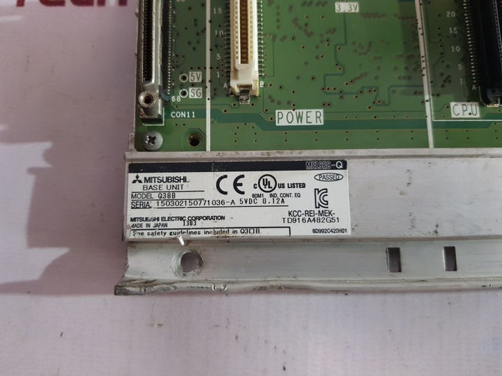 Mitsubishi Q38B Melsec-q Base Unit