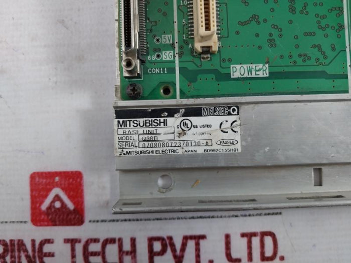 Mitsubishi Q38B Plc Q Serie Base Unit Power Supply Cpu 8 I/O Slot