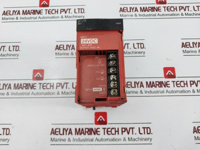 Mitsubishi Q63P Power Supply Unit Input 24Vdc Output 5Vdc 6A Bd992C157H01 24Vdc