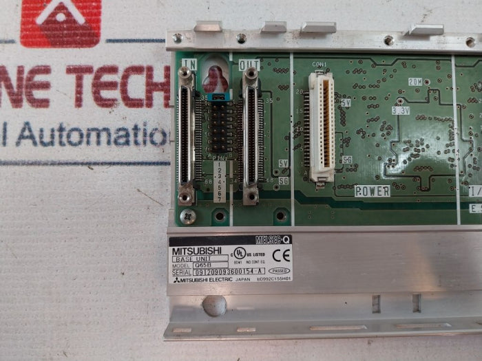 Mitsubishi Electric Q65B Extension Base Unit Power Supply