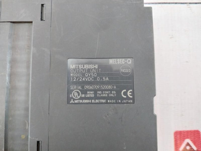 Mitsubishi Melsec-q Qy50 Plc I/O Module For Use With Series 12/24Vdc 0.5A