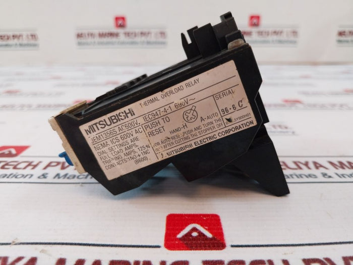 Mitsubishi Th-n20Sr Thermal Overload Relay 600V Ac