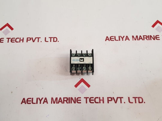 Mitsubishi Un-ax4 Auxiliary Contact Block Ac15 110V 6A 220V 5A 