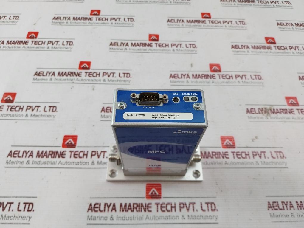 Mks Ge50A015104S5V020 Mass Flow Controllers 10000 Sccm