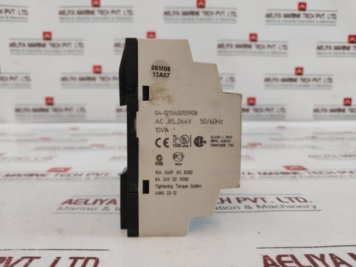 Moeller 04-121340055908 Input/Output Programmable Relay Module 100-240V Ac 8A