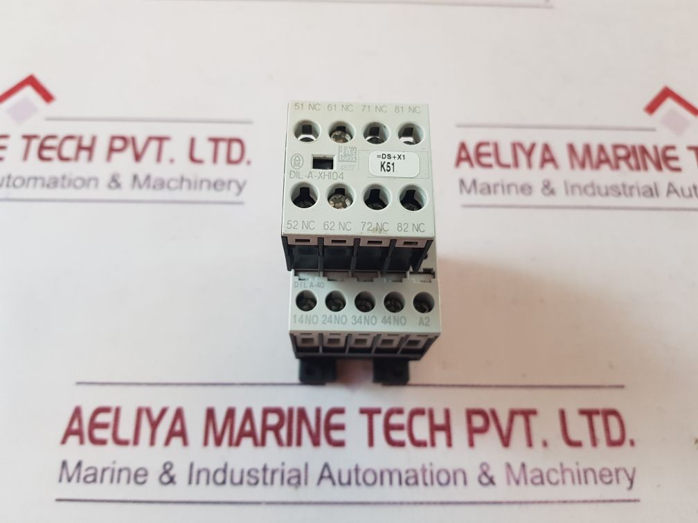 Moeller Dil-a-xhi04 Contactor Auxiliary Contact 6000V 24 Vdc