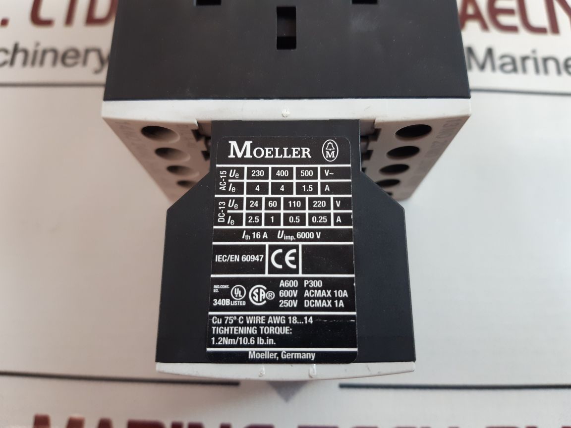 Moeller Dil A-xhi22 Contactor With Dil A-40 Relay