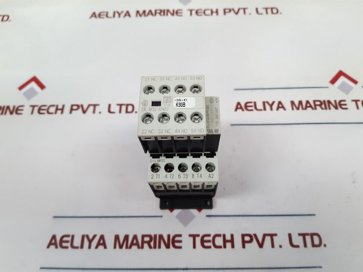 Moeller Dil M32-xhi22 Contactor With Auxiliary Block Dil Mp20, Dil M12-xspr 240