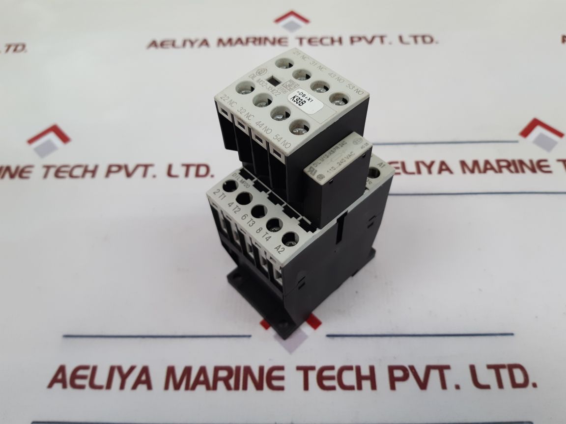 Moeller Dil M32-xhi22 Contactor With Auxiliary Block Dil Mp20, Dil M12-xspr 240
