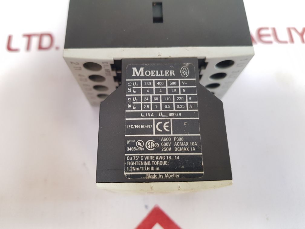 Moeller Dil M32-xhi22 Contactor With Dil Mp20 Block 