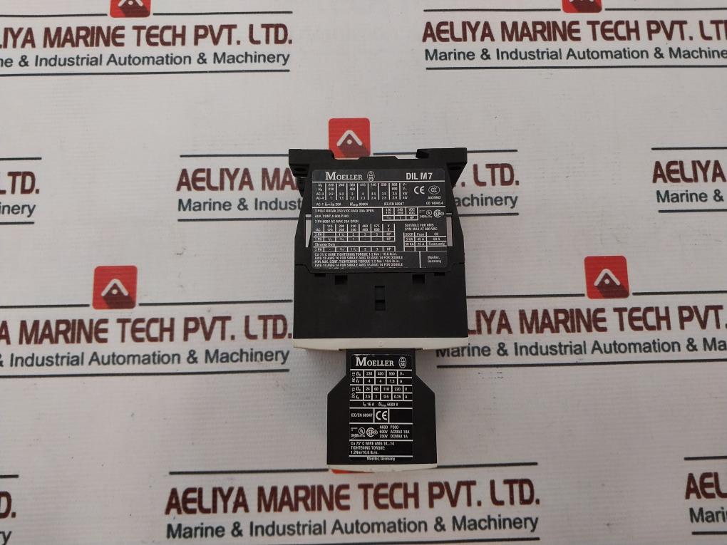 Moeller Dil M7-10 Contactor 3 Pole Break 250 Vdc Max 20A
