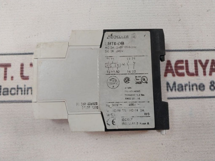 Moeller Emt6-db Thermistor Overload Relay 6A 240V/400V 50/60Hz