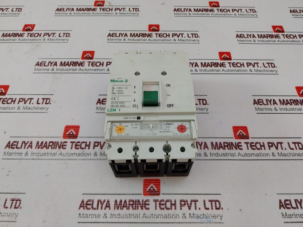 Moeller Lzm 1 Circuit Breaker 100A 690Vac