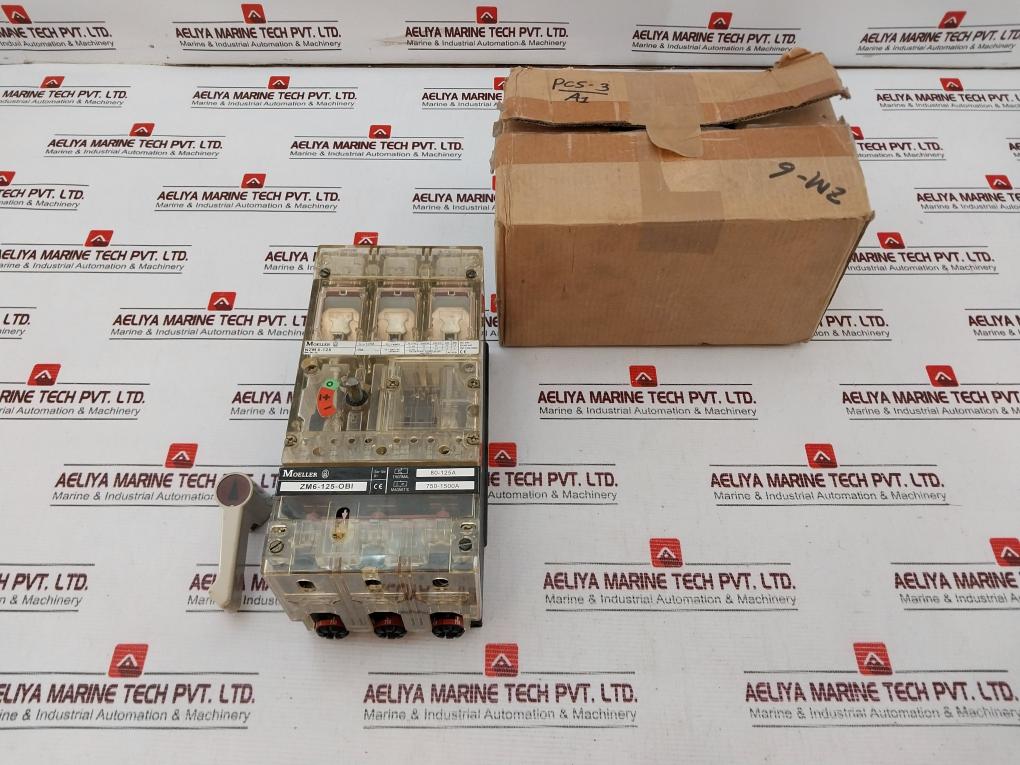 Moeller Nzm 6-125 Circuit Breaker Zm6-125-obi
