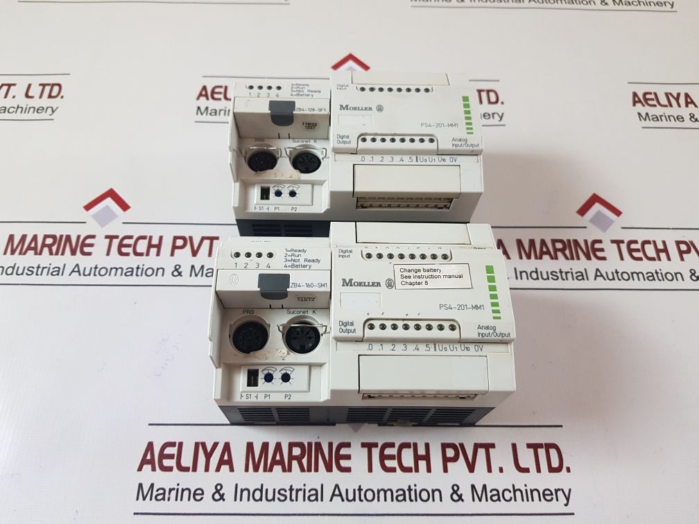 Moeller Ps4-201-mm1 Programmable Logic Controller 24Vdc, 0,8A 8Dig., 2Ana