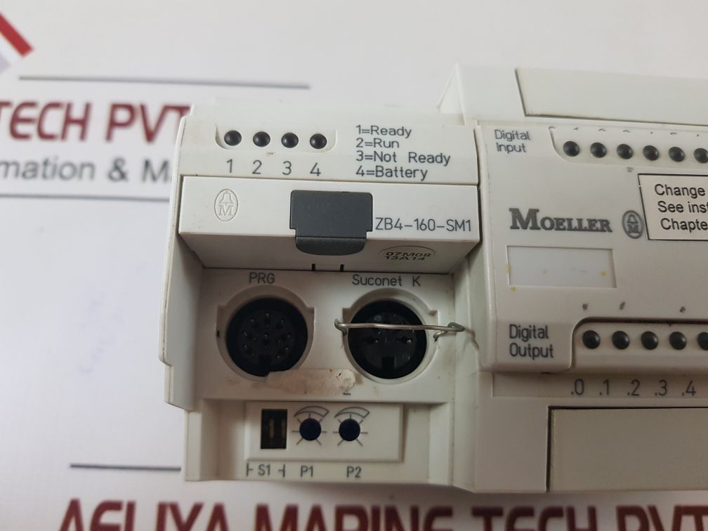 Moeller Ps4-201-mm1 Programmable Logic Controller 24Vdc, 0,8A 8Dig., 2Ana