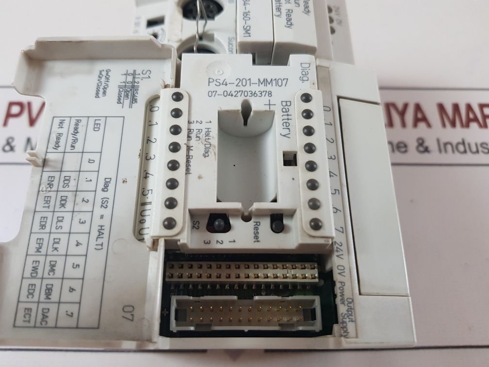 Moeller Ps4-201-mm1 Programmable Logic Controller 24Vdc, 0,8A 8Dig., 2Ana