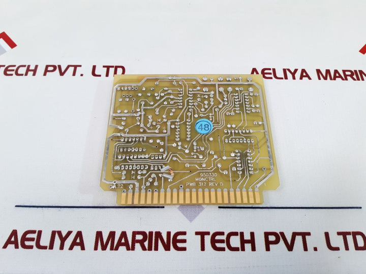 Monctrl 950330 Pwb 312 Rev D Pcb Card 6303B0103