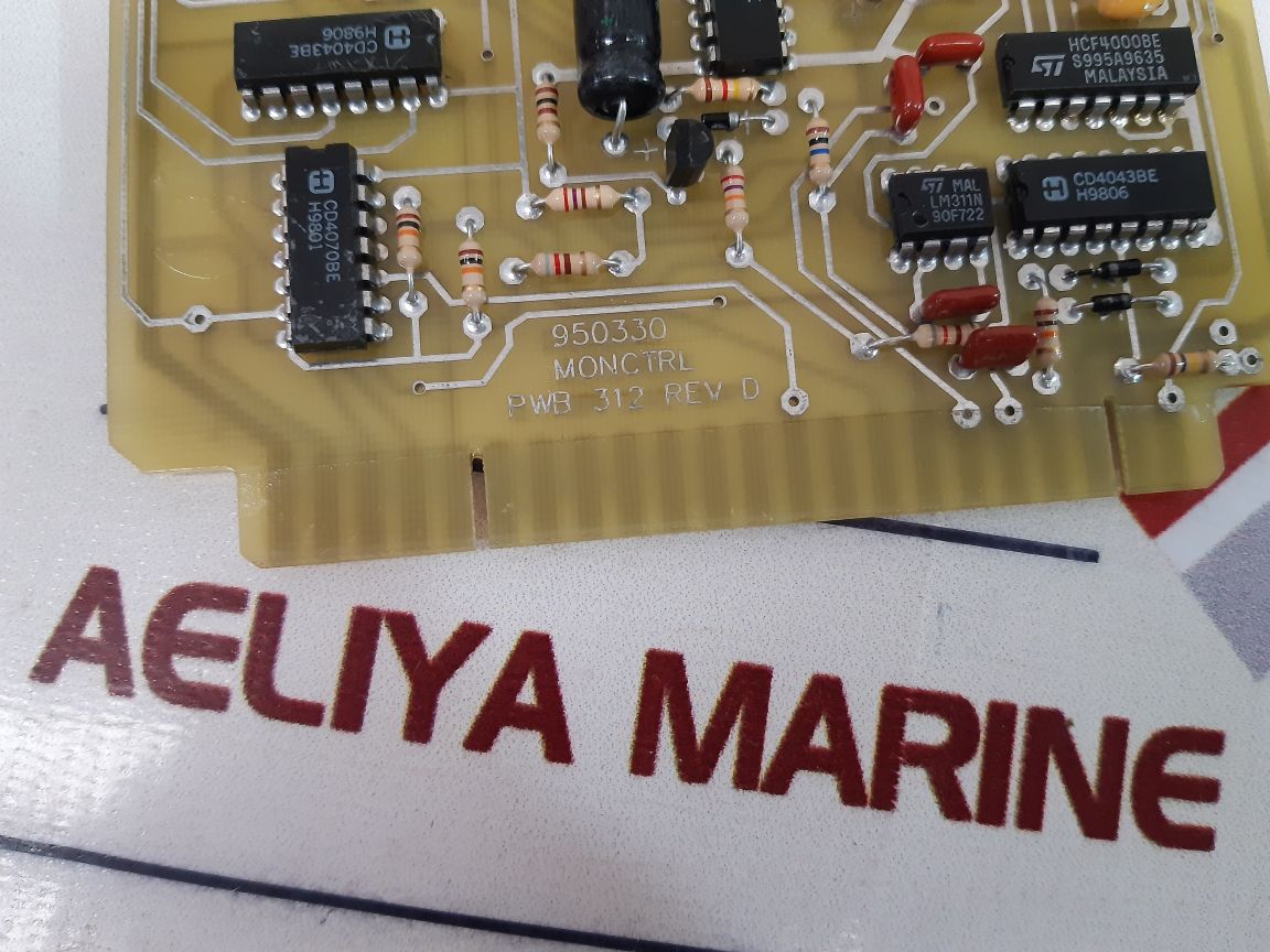 Monctrl 950330 Pwb 312 Rev D Pcb Card 6303B0103