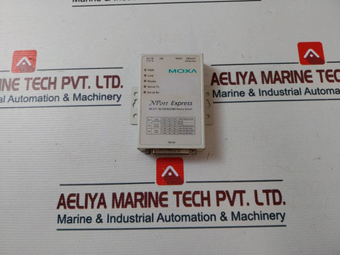 Moxa De-211 Nport Express Rs-232/422/485 Device Server 12-30Vdc