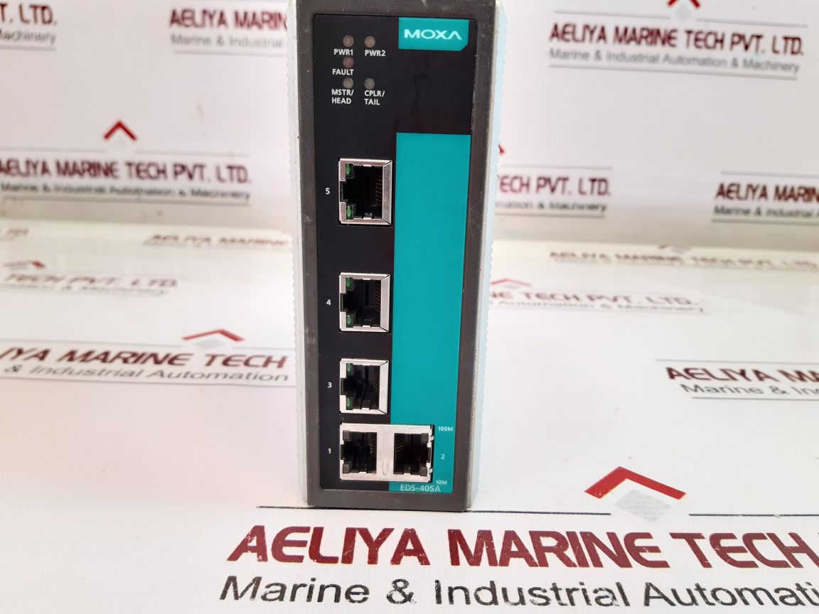 Moxa eds-405a etherdevice switch 3093000001654 rev.: 2.0.0
