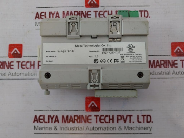 Moxa Iologik R2140 Remote I/O Server 1201020000700 Rev.1.0
