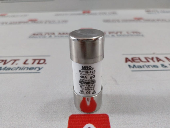 Lot of 16X MRO RT18-125 Fuse 500V~690V