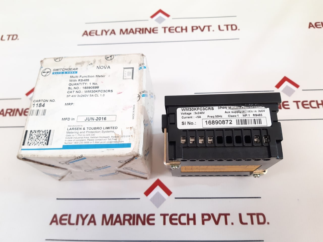 Larsen & Toubro Wm30Kfc3Crs 3P4W Multi Function Meter - Aeliya Marine Tech