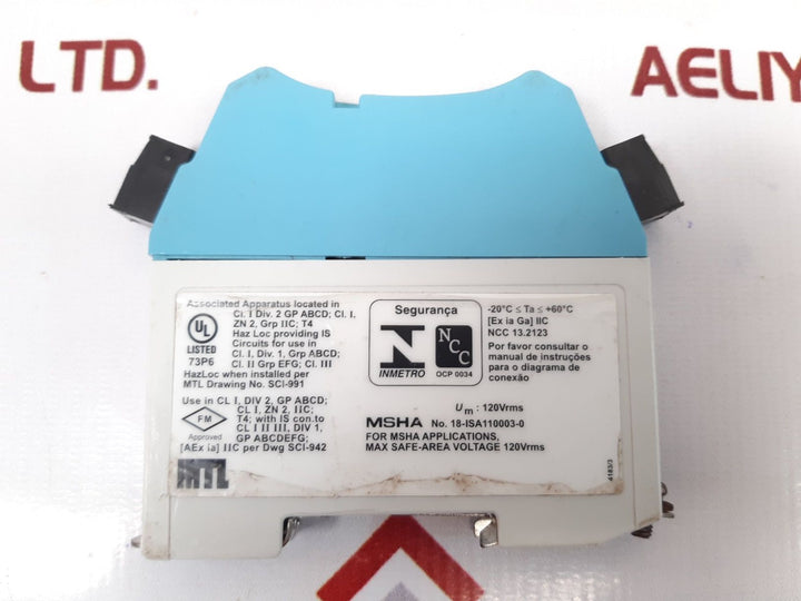 Mtl 7755Ac Shunt- Diode Safety Barrier 300Ma 250V